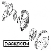 Ступичный подшипник FEBEST RR8IO P dac42780045 4056111019482 3826122 - Изображение 2