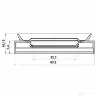Уплотнение ступицы колеса FEBEST H4XGP L 95tbs54690710x 3825514 4056111085081 - Изображение 2