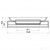 Уплотнение ступицы колеса FEBEST DCYG L 4056111087436 3825513 95tbs49700917x - Изображение 2
