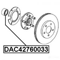Ступичный подшипник FEBEST 3826116 4056111074788 WL08TG U dac42760033 - Изображение 2