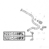 Стойка стабилизатора, тяга FEBEST 4056111012919 1223sanrl 3824193 8GQY C8A - Изображение 2