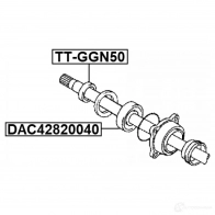 Ступичный подшипник FEBEST 1437410605 ttggn50 76W55 R - Изображение 2