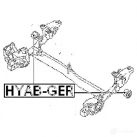 Сайлентблок задней балки FEBEST 3826840 hyabger 4056111012155 X8 EPY - Изображение 2
