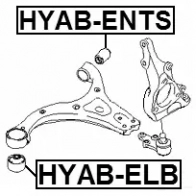 Сайлентблок FEBEST hyabents 3826839 V9RBM T 4056111080857 - Изображение 2