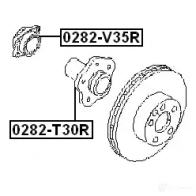 Ступица колеса FEBEST 3822516 0282v35r IJG3 HH 4056111032702 - Изображение 2