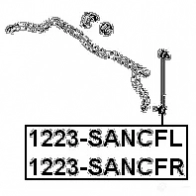 Стойка стабилизатора, тяга FEBEST 3824189 C QPFT0 1223sancfr 4056111032467 - Изображение 2