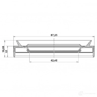 Сальник дифференциала FEBEST 3825508 95pes44671016c G C8TWT 4056111090528 - Изображение 2