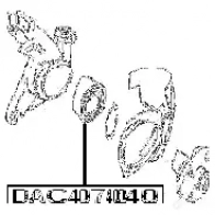 Ступичный подшипник FEBEST CLY SG 3826096 dac40740040 4056111019697 - Изображение 2