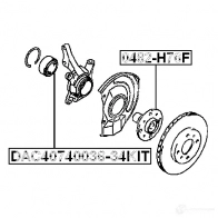 Ступичный подшипник FEBEST SDX2V5 J 3826094 4056111074535 dac4074003634kit - Изображение 2