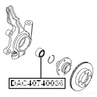 Ступичный подшипник FEBEST dac40740036 3826092 4056111013558 H TKOKFR - Изображение 2