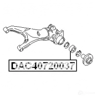 Ступичный подшипник FEBEST 4056111025292 PIHC Q3R 3826090 dac40720037 - Изображение 2