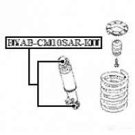 Втулка амортизатора FEBEST 1424666263 4056111127101 22 W81B hyabcm10sarkit - Изображение 2