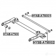 Сайлентблок FEBEST 4056111100111 3826820 Q 59X7 hyabatmx01 - Изображение 2