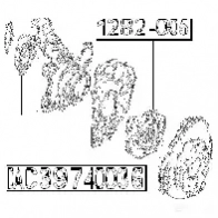 Ступичный подшипник FEBEST dac39740036 4056111019420 BOLK D44 3826084 - Изображение 2