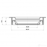 Сальник дифференциала FEBEST 95lds40551213c 5N KUU 4056111100999 3825495 - Изображение 2