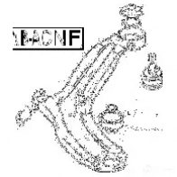 Сайлентблок FEBEST 4056111011783 3826813 hyabacnf TNLDS HH - Изображение 2