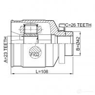 Шрус приводного вала, комплект FEBEST 1211tucjmrh LCZG9 R 1424769863 4056111125343 - Изображение 2