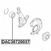 Ступичный подшипник FEBEST dac38720037 VHLPDP T 1437421842 - Изображение 2