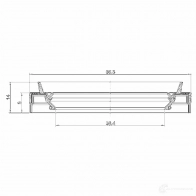 Сальник шруса FEBEST YRZ58 R 4056111123004 95jes40550814c 1270602236 - Изображение 2