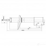 Амортизатор FEBEST EU7 61J 02661286f 1437406864 - Изображение 2