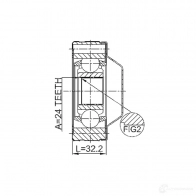 Шрус FEBEST 1270596612 1211TERSHA 3O00 MR 4056111113166 - Изображение 2