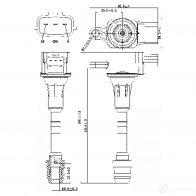 Катушка зажигания FEBEST 02640-003 C XNFJ 1440023937 - Изображение 2
