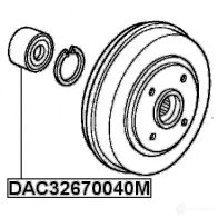 Ступичный подшипник FEBEST ZC LHYZ5 4056111075044 3826038 dac32670040m - Изображение 2