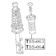 Крепление амортизаторов FEBEST tss063 E DIPEY4 1424741257 4056111010649 - Изображение 2