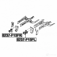 Кронштейн крепления бампера FEBEST 1436947748 0237f15fl W ZS8CKZ - Изображение 2