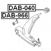 Сайлентблок FEBEST 3826025 KYU UA dab966 4056111023229 - Изображение 2