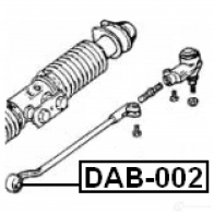 Крепление рулевой рейки FEBEST 3826023 dab002 4056111009551 ICH FJ - Изображение 2