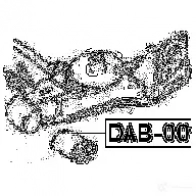 Сайлентблок FEBEST 4056111002903 RO 8KA2M dab001 3826022 - Изображение 2