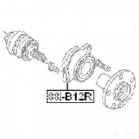 Ступица колеса FEBEST RDEQ QHO 3823973 0882b12r 4056111033037 - Изображение 2