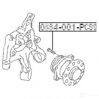 Шпилька колеса FEBEST 0884001pcs10 D RY4W 1436947415 - Изображение 2