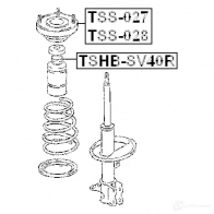 Крепление амортизаторов FEBEST 4056111003948 3830395 tss027 YH NVSG7 - Изображение 2