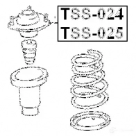 Крепление амортизаторов FEBEST 1424741251 4056111003979 tss024 Y BJQJ - Изображение 2