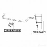 Втулка стабилизатора FEBEST 1424863485 crsbramiiif 4056111127026 I25SF 6 - Изображение 2