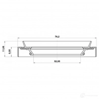Уплотнение ступицы колеса FEBEST 95hds54760811x M38 FBV 3825464 4056111086132 - Изображение 2