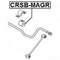 Втулка стабилизатора FEBEST crsbmagr 3826014 XDLQ PD 4056111086552 - Изображение 2