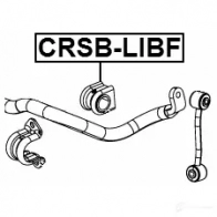 Втулка стабилизатора FEBEST 60F DH crsblibf 3826011 4056111109787 - Изображение 2