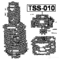 Крепление амортизаторов FEBEST tss010 4056111005348 3830384 X44O IB - Изображение 2