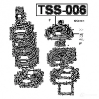 Крепление амортизаторов FEBEST tss006 4056111004174 N DZ4LES 3830381 - Изображение 2