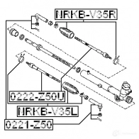 Рулевая тяга FEBEST 0222z50u P1Y SRZ 4056111073309 3822203 - Изображение 2