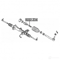 Рулевая тяга FEBEST 3822201 71 1H1A 0222z34 4056111106861 - Изображение 2