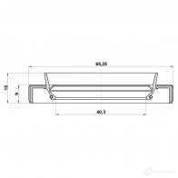 Сальник шруса FEBEST 3825444 NAPA B4 4056111084657 95hby42650915c - Изображение 2