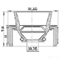 Сальник шруса FEBEST 95hby41610813l AF45 XV 3825443 4056111084565 - Изображение 2
