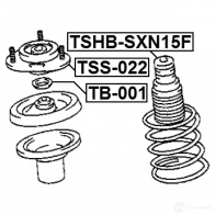 Пыльник амортизатора FEBEST 1270618140 tshbsxn15f 4L MOB 4056111078175 - Изображение 2