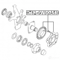 Подшипник ступицы колеса, комплект FEBEST 3823885 0782gvsqa53f 7 DMWC6 4056111033082 - Изображение 2