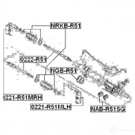 Рулевая тяга FEBEST 4056111032849 1134M M 0222r51 3822187 - Изображение 2