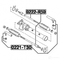 Рулевая тяга FEBEST 3822186 IT QBC0 0222r50 4056111029139 - Изображение 2